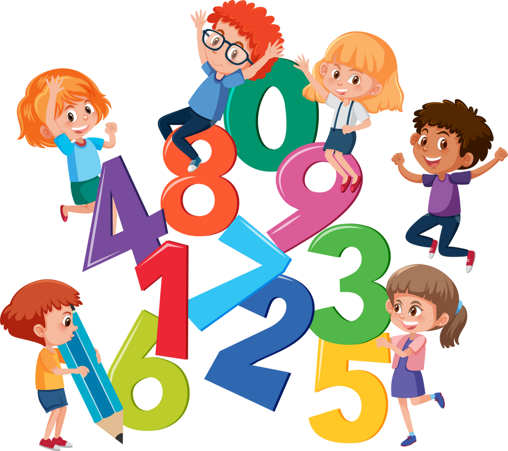 Set of Number with Kids